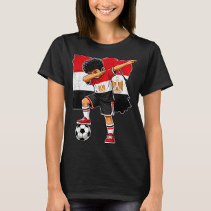 Dabbing Fußball Ägypten Trikot Junge Ägypter Junge T-Shirt