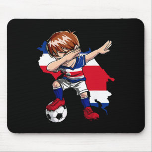 Dabbing Fußball Costa Rica Trikot Junge Costa Rica Mousepad