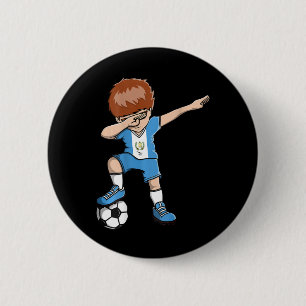 Dabbing Fußball Junge Guatemala Trikot guatemaltek Button