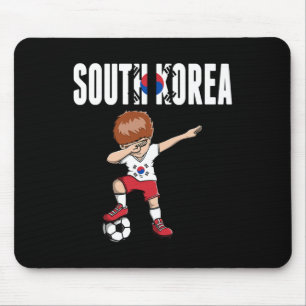 Dabbing Fußball Junge Südkorea Fußball Fan Jersey Mousepad