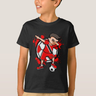 Dabbing Fußball Junge Trinidad und Togo Fußball Fa T-Shirt