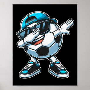 Dabbing Fußball Ll Jungen Spieler  Poster
