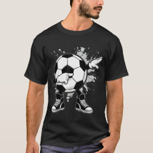 Dabbing Fußball Lustige Jungen Männer Frauen Sport T-Shirt