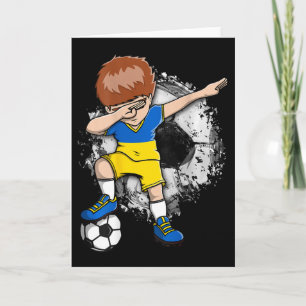 Dabbing Fußballjunge - Ukraine Trikot Ukrainischer Karte