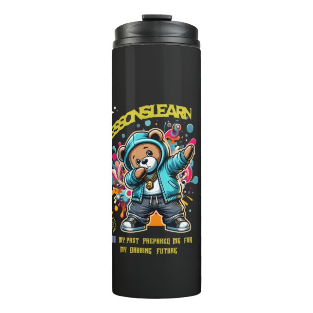 DABBING FUTURE LESSONS LEARN Thermal Tumbler  Thermosbecher (Vorderseite)