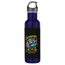 DABBING FUTURE LESSONS LEARN WATER BOTTLE  EDELSTAHLFLASCHE