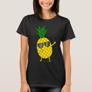 Dabbing Gelbe Ananas - Dab Funny Dancing Frucht T-Shirt