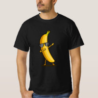 Dabbing Gelbe Banane ab Funny Dancing Frucht