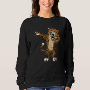 Dabbing Gepard Süße Große Katze Gepard Tier Sweatshirt