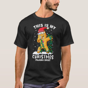 Dabbing Gingerbread Man Das ist mein Weihnachtsjam T-Shirt