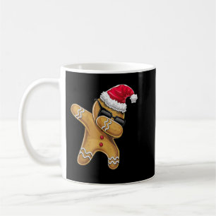 Dabbing Gingerbrei Mann Weihnachtsgebäck Kaffeetasse