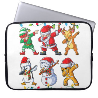 Dabbing Gingerbrot Shirt für Boy Girl Christmas T Laptopschutzhülle