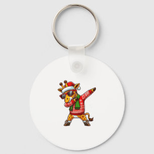 Dabbing Giraffe Sonnenbrille Giraffe Animal Dance Schlüsselanhänger
