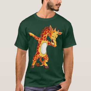 Dabbing Giraffe T Giraffen Funny Dab Dance s Giraf T-Shirt