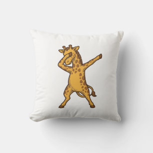 Dabbing-Giraffe Vintage-Engraving-T-Shirt-Design_1 Kissen