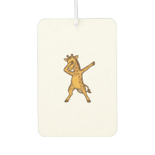 Dabbing-Giraffe Vintage-Stich-T-Shirt-Design_1 Autolufterfrischer