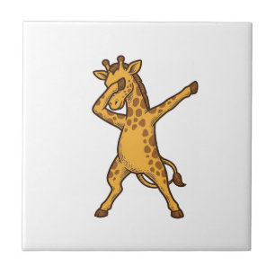 Dabbing-Giraffe Vintage-Stich-T-Shirt-Design_1 Fliese