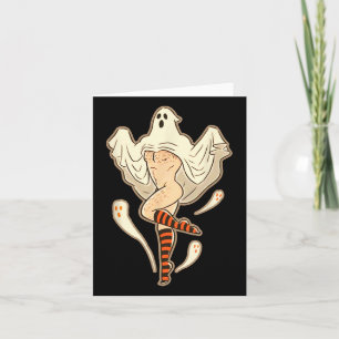 Dabbing Halloween Skeleton Boys Trick Leckerei Fun Karte