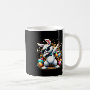Dabbing-Hase Osterhasen-Ostereier-Suche-Jungen-Kin Kaffeetasse