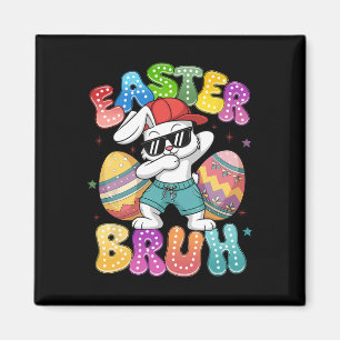 Dabbing-Hase-Ostern-Bruh-Meme-Lustiger-Spruch-Teen Magnet