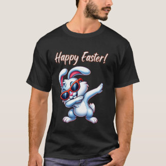 Dabbing-Hase Ostertag Eier Dab Jungen Mädchen Kind T-Shirt