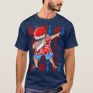 Dabbing Hawaii Weihnachten im Juli Matching Fa T-Shirt