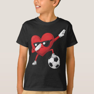 Dabbing Heart Dab Soccer Niedlich Boys T-Shirt