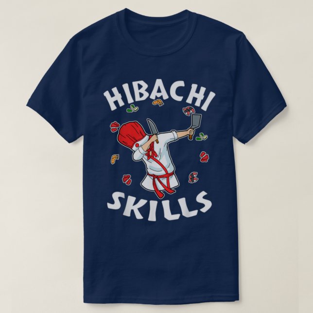 Dabbing Hibachi Koch (2) T-Shirt (Design vorne)