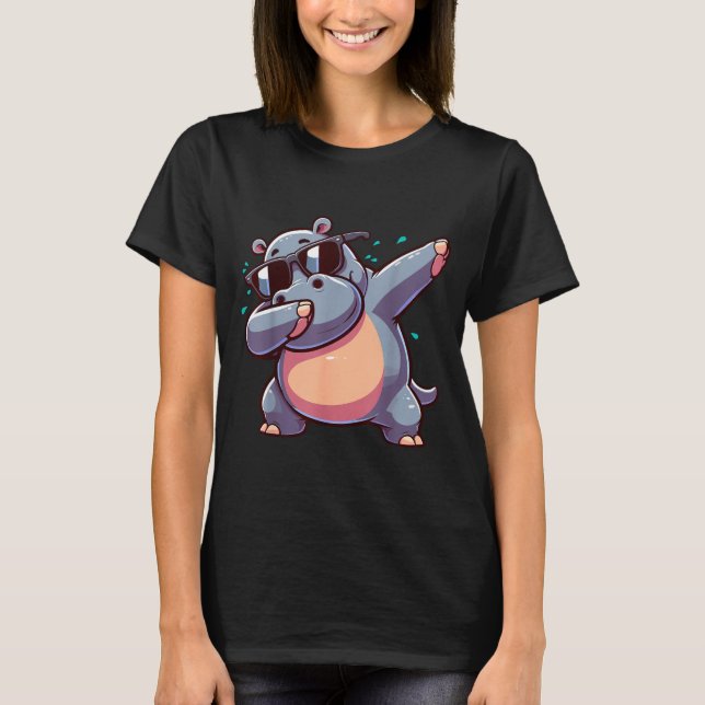 Dabbing-Hüfte  T-Shirt (Vorderseite)