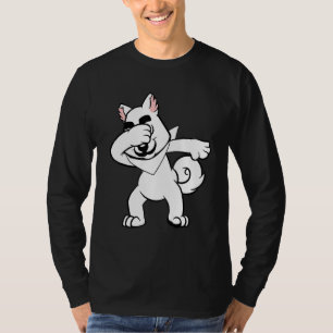 Dabbing Hund für Hunde deutsches Schäferhund T-Shi T-Shirt