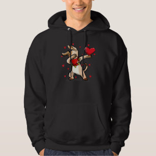 Dabbing Hund trägt Gesichtsmaske Dab Dance Funny V Hoodie
