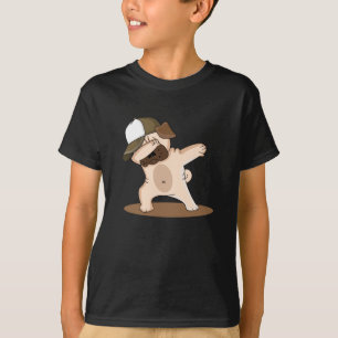 Dabbing Hunde Liebe Coole Kinder Geschenk Idee T-Shirt