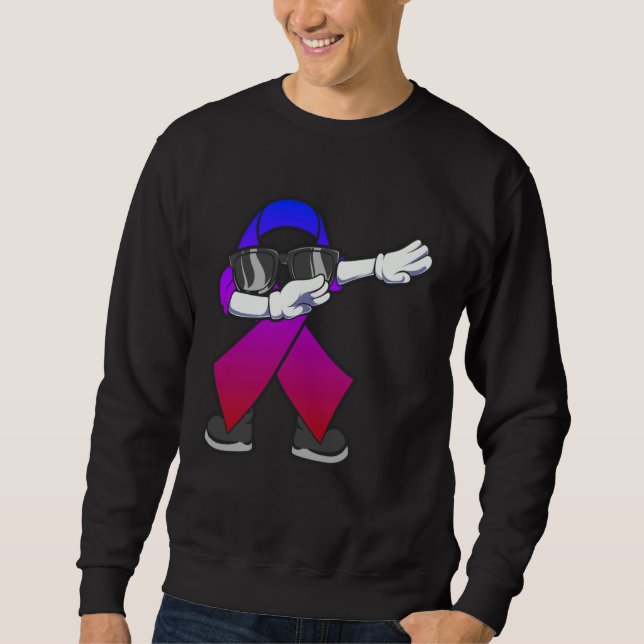 Dabbing Inclusion Ribbon Dabbin Dance Sweatshirt (Vorderseite)