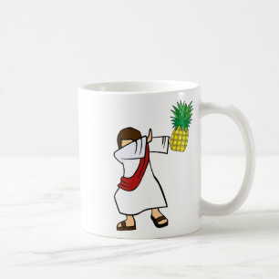 Dabbing Jesus Ananas Aloha Strände Hawaiian Dan Kaffeetasse