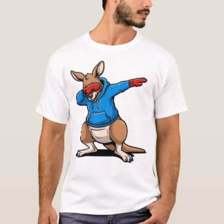 Dabbing Kangaroo Funny Cute Dab Dance T-Shirt