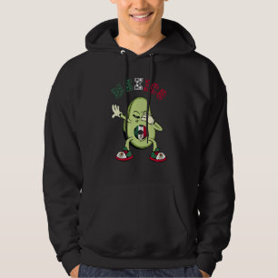 Dabbing Kartoffel Mexiko Mexikanische Fußballmanns Hoodie
