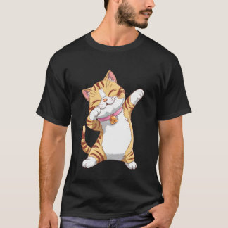 Dabbing-Katze Design - Funky Dab Tanz Katze für Fr T-Shirt