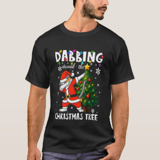 Dabbing-Katze-Santa-Squad-Weihnachtsbaum-Jungen-Ki T-Shirt
