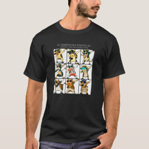 Dabbing Kühe Sonnenbrillen Ai Generated Art Meme H T-Shirt