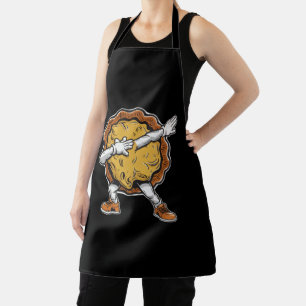 Dabbing Kürbispie Thanksgiving Day Schürze