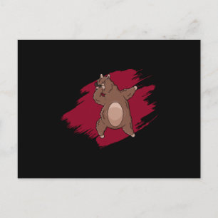 Dabbing Lama Dab Alpaca Funny Kids Geschenk Idee C Postkarte