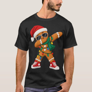 Dabbing Lebkuchen Weihnachten Lustiges Xmas Dab Ju T-Shirt