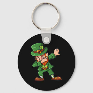 Dabbing Leprechaun St Patrick's Tag Dab Jungen Mäd Schlüsselanhänger