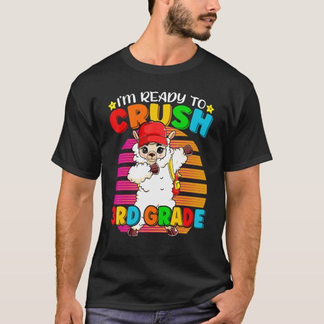 Dabbing Llama Zurück zur Schule Rucksack G T-Shirt (Vorderseite)