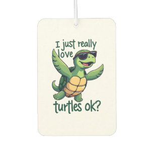 Dabbing Meeresschildkröte I just Eure Liebe Turtle Autolufterfrischer