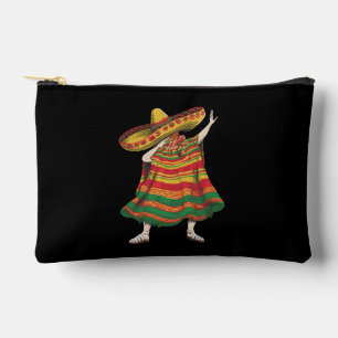 Dabbing Mexican Poncho Cinco De Mayo Fiesta Party Zubehörtasche