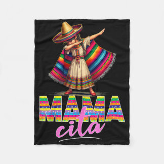 Dabbing Mexikanischer Poncho Sombrero Cinco De May Fleecedecke