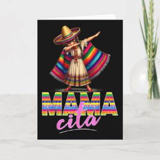 Dabbing Mexikanischer Poncho Sombrero Cinco De May Karte