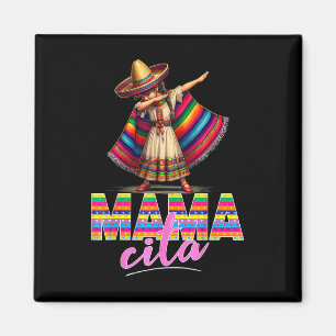Dabbing Mexikanischer Poncho Sombrero Cinco De May Magnet