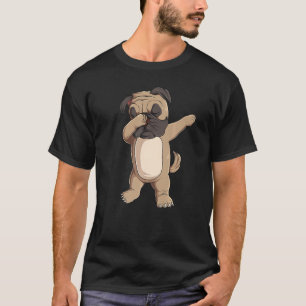 Dabbing Mops Boys Girls Niedlich Dog Dab Tanz T-Shirt
